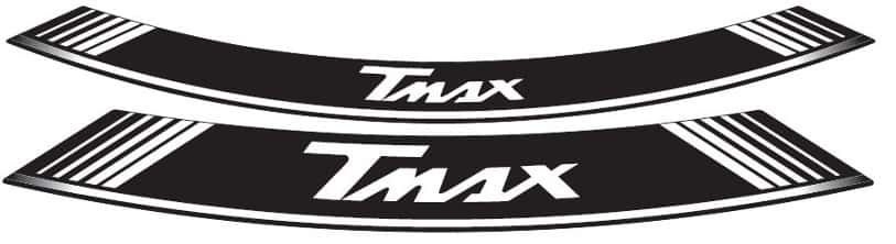 Linka na ráfik PUIG T-MAX 5532B biela linky na ráfik - sada 8ks