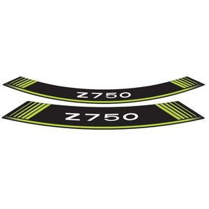 Linka na ráfik PUIG Z750 5545V zelená linky na ráfik - sada 8ks