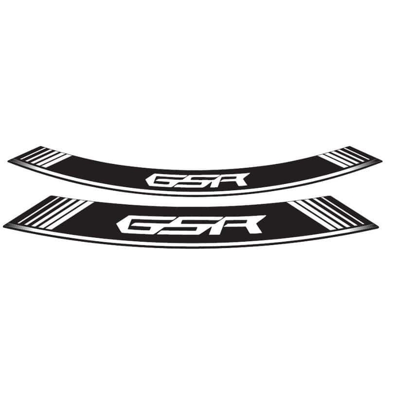 Linka na ráfik PUIG GSR biela linky na ráfik - sada 8ks pre SUZUKI GSR 600 / A 2006-2011, SUZUKI GSR 750 2011-2017