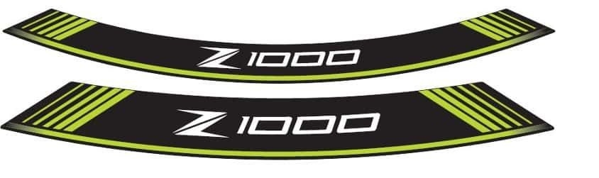 Linka na ráfik PUIG Z1000 7590V zelená linky na ráfik - sada 8ks