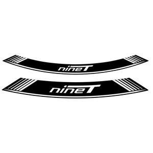 Linka na ráfik PUIG R NINE T 9133B biela linky na ráfik - sada 8ks