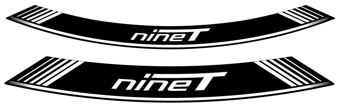 Linka na ráfik PUIG R NINE T 9133B biela linky na ráfik - sada 8ks