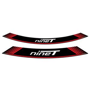 Linka na ráfik PUIG R NINE T 9133R červené linky na ráfik - sada 8ks