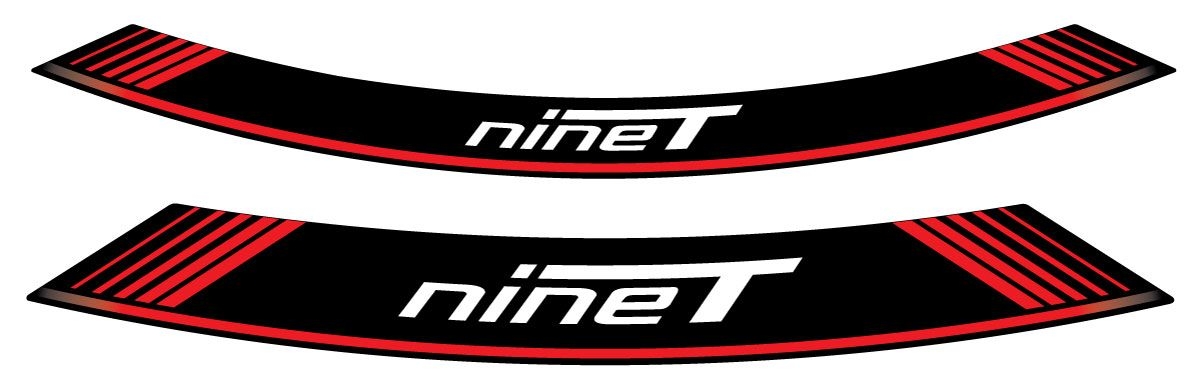 Linka na ráfik PUIG R NINE T 9133R červené linky na ráfik - sada 8ks