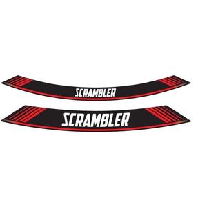 Linka na ráfik PUIG SCRAMBLER 9134R červené linky na ráfik - sada 8ks