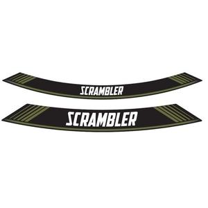 Linka na ráfik PUIG SCRAMBLER 9134V zelená linky na ráfik - sada 8ks
