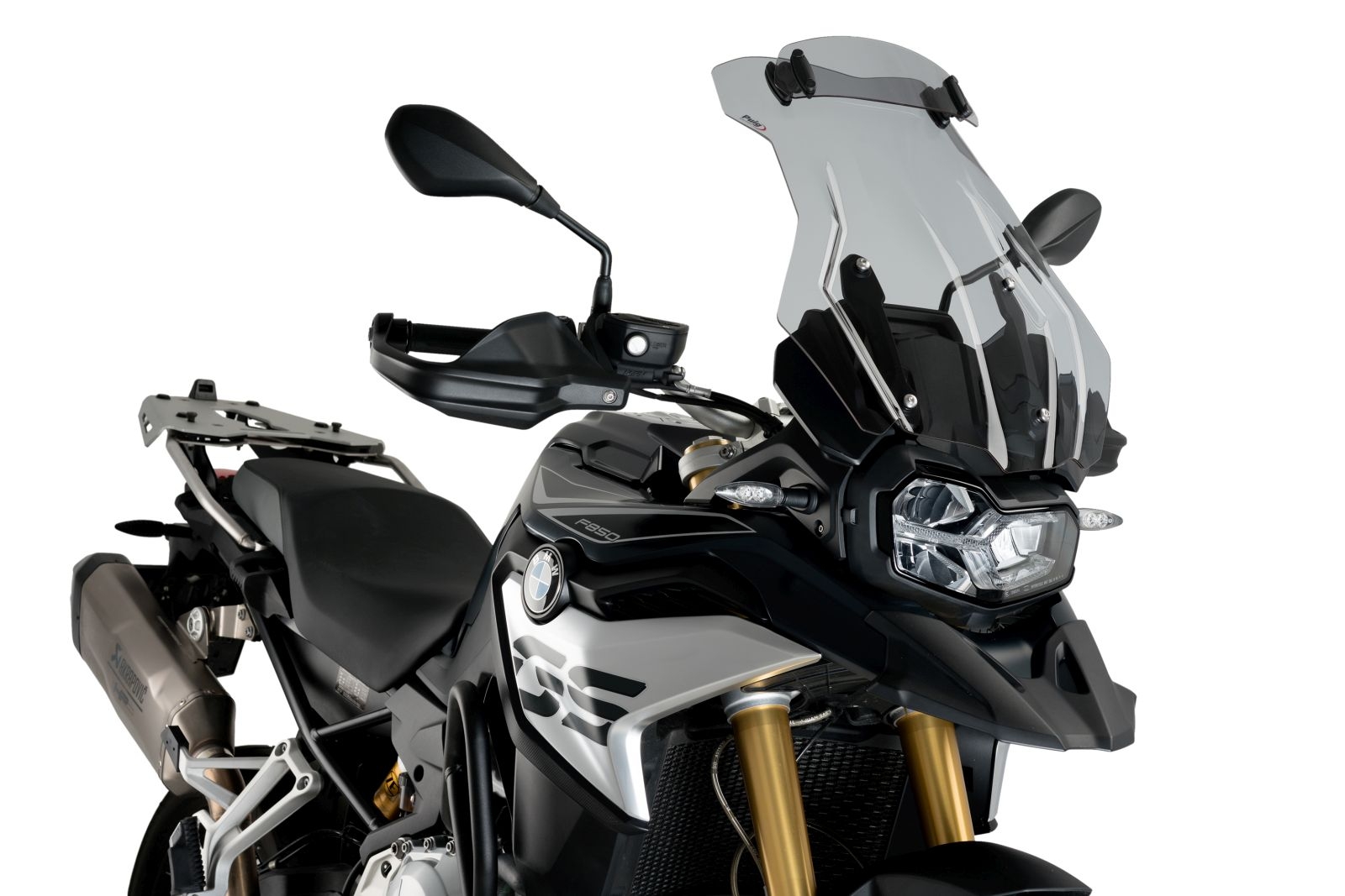 Plexi štít PUIG TOURING PLUS WITH VISOR 3597H dymové