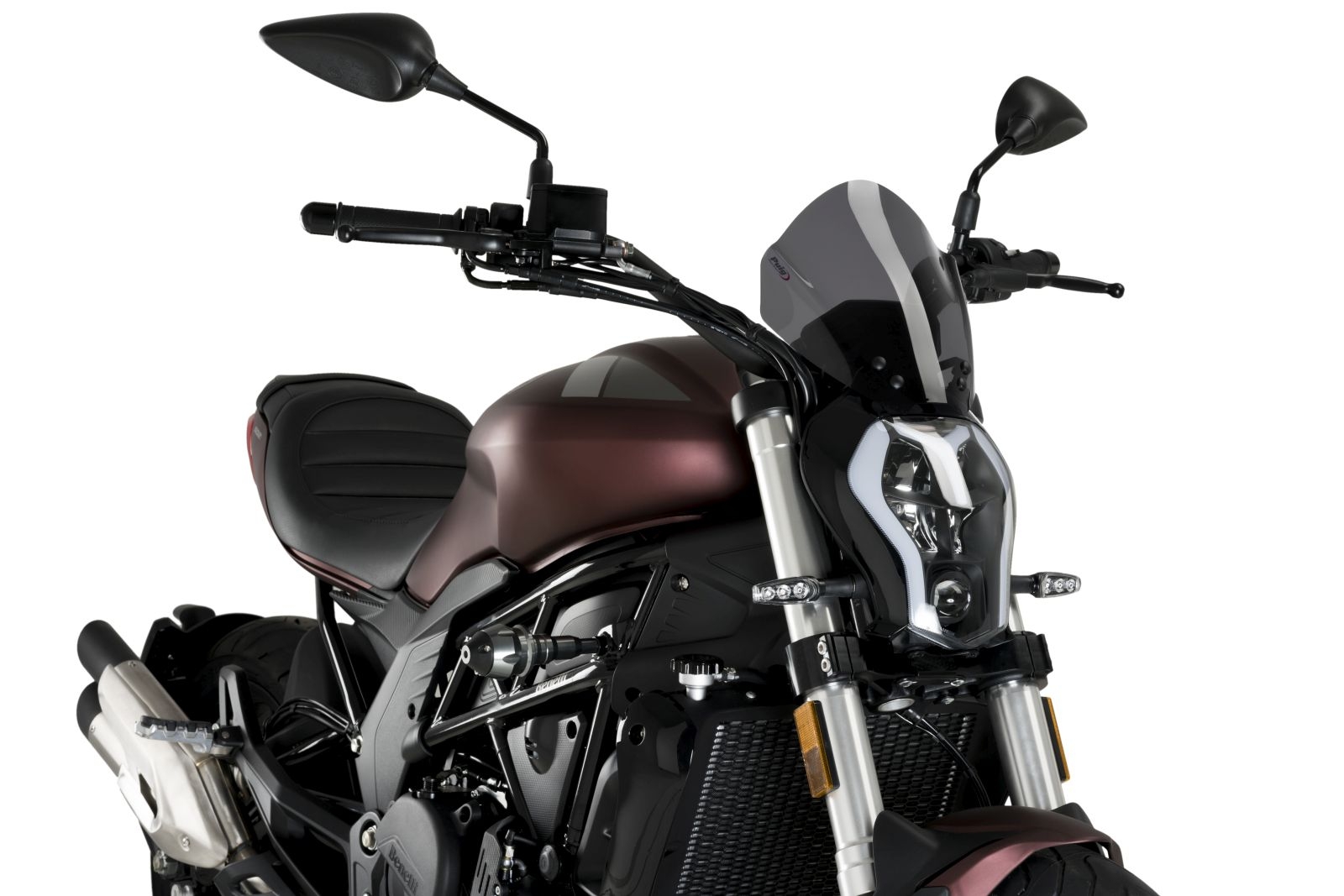 Plexi na motorku PUIG NEW. GEN SPORT 3690F tmavá dymová