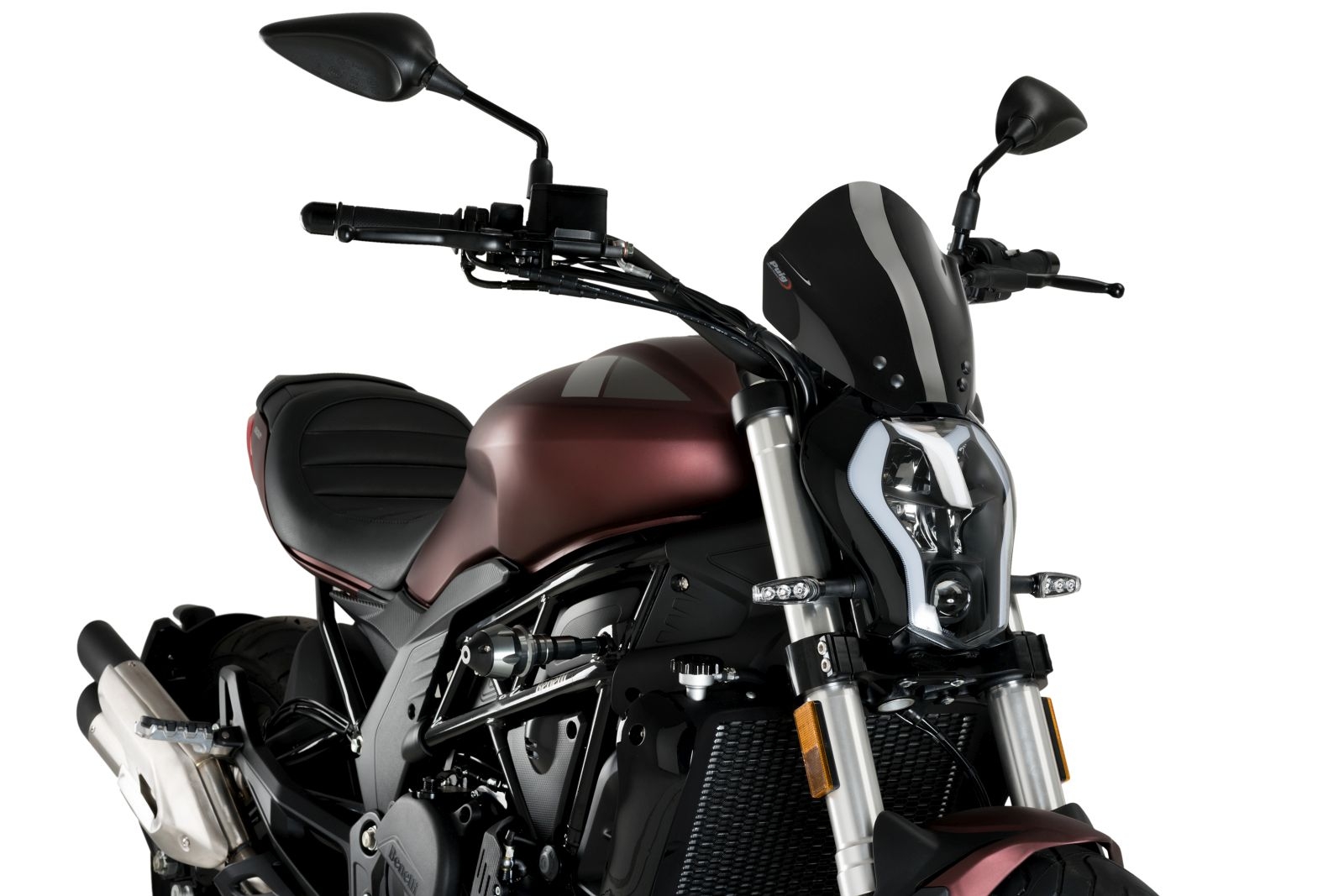 Plexi na motorku PUIG NEW. GEN SPORT 3690N čierna