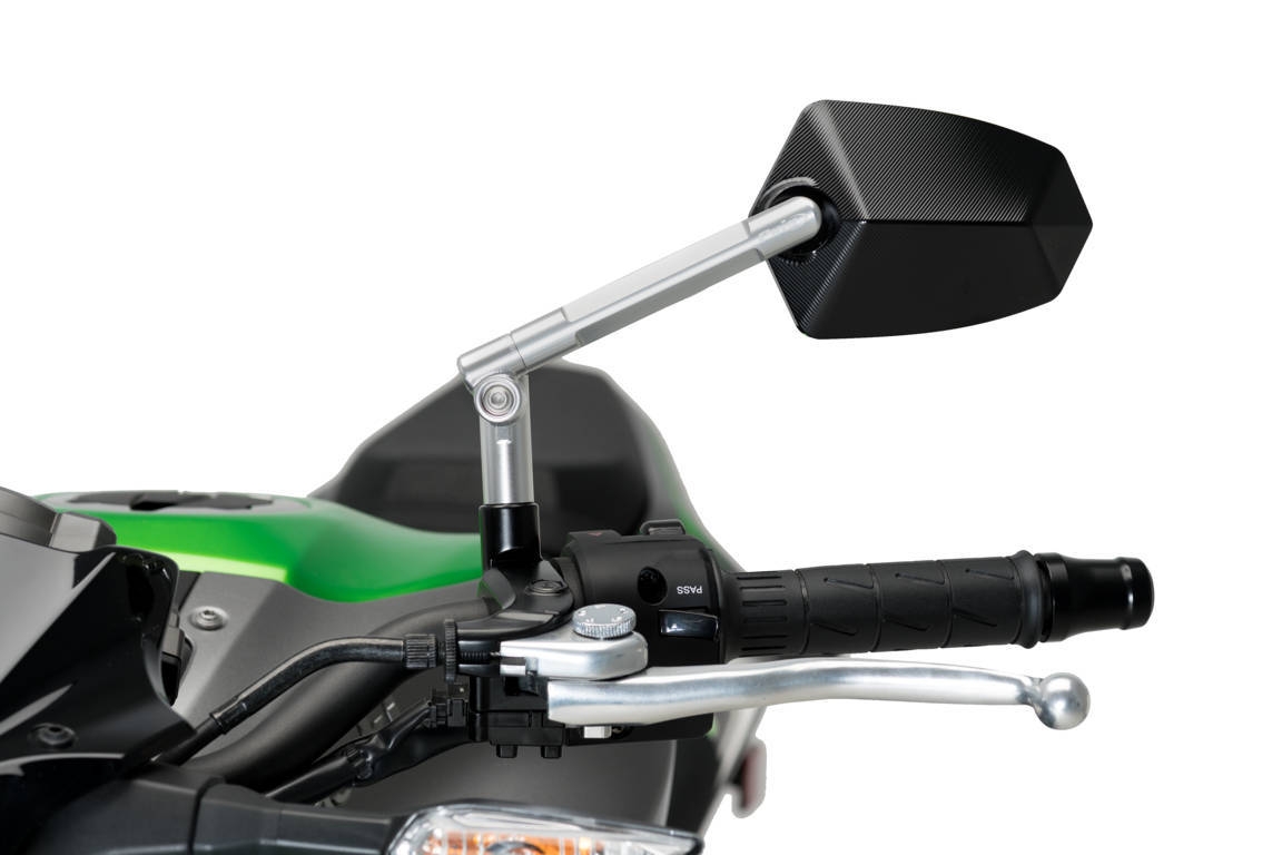 Zpätné zrkadlo PUIG GT.1 019DN elexovaný hliník/čierny ľavý