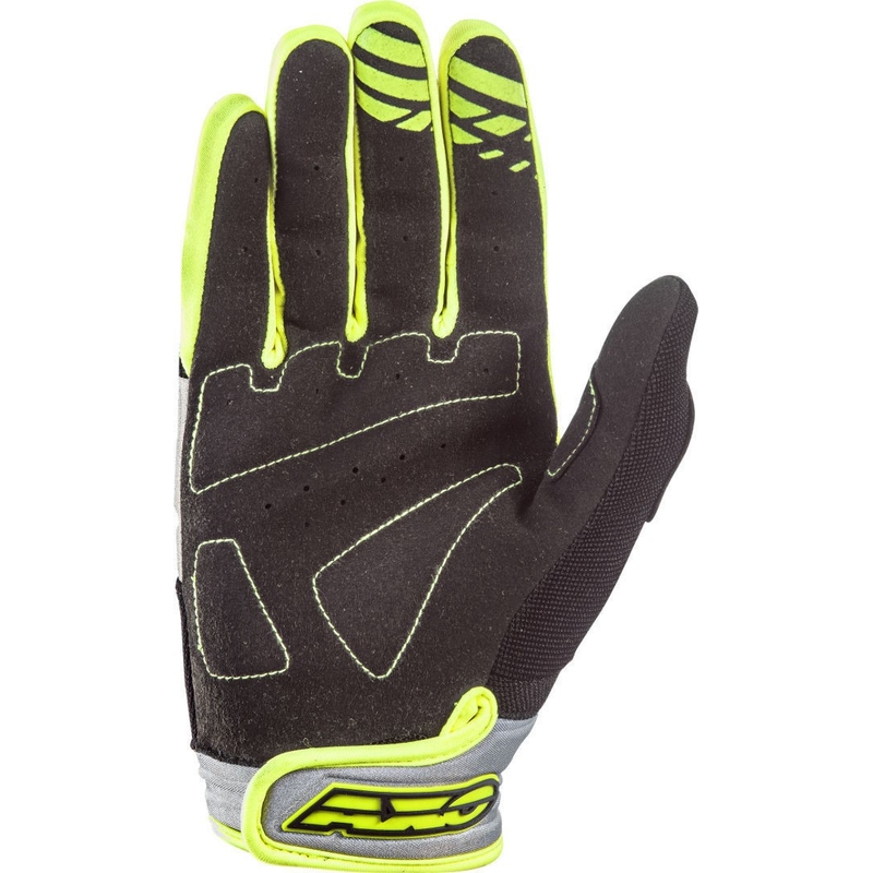 Motocrossové rukavice AXO Padlock fluo žlto-čierne výpredaj