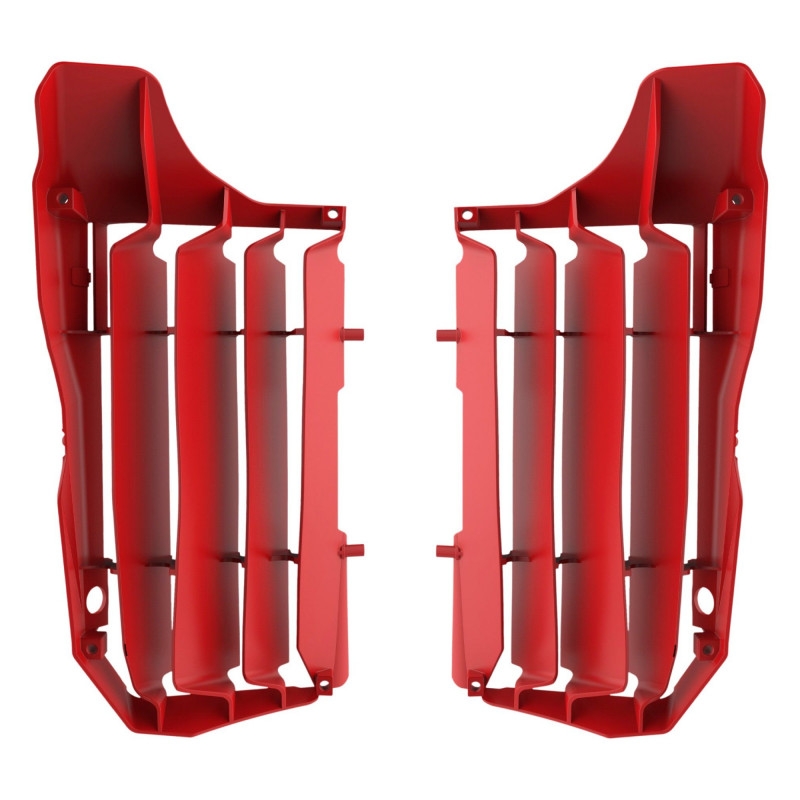 Žalúzie chladiča POLISPORT červená cr04 pre HONDA CRF 250 R 2020-2021, HONDA CRF 250 RX  2020-2021