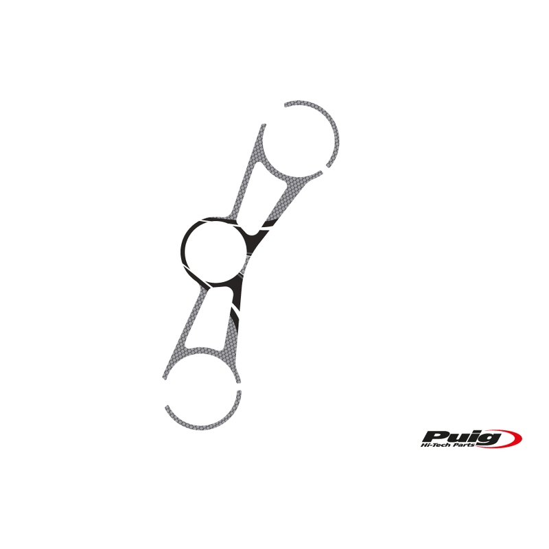 Ochranné nálepky na "okuliare" PUIG RADIKAL sivá pre BMW S 1000 RR 2019-2022