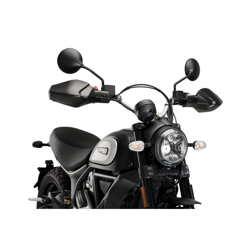 Chrániče páčiek PUIG matná čierna pre DUCATI Scrambler Desert Sled 800 2017-2020, DUCATI Scrambler Full Throttle 803 2023-2026