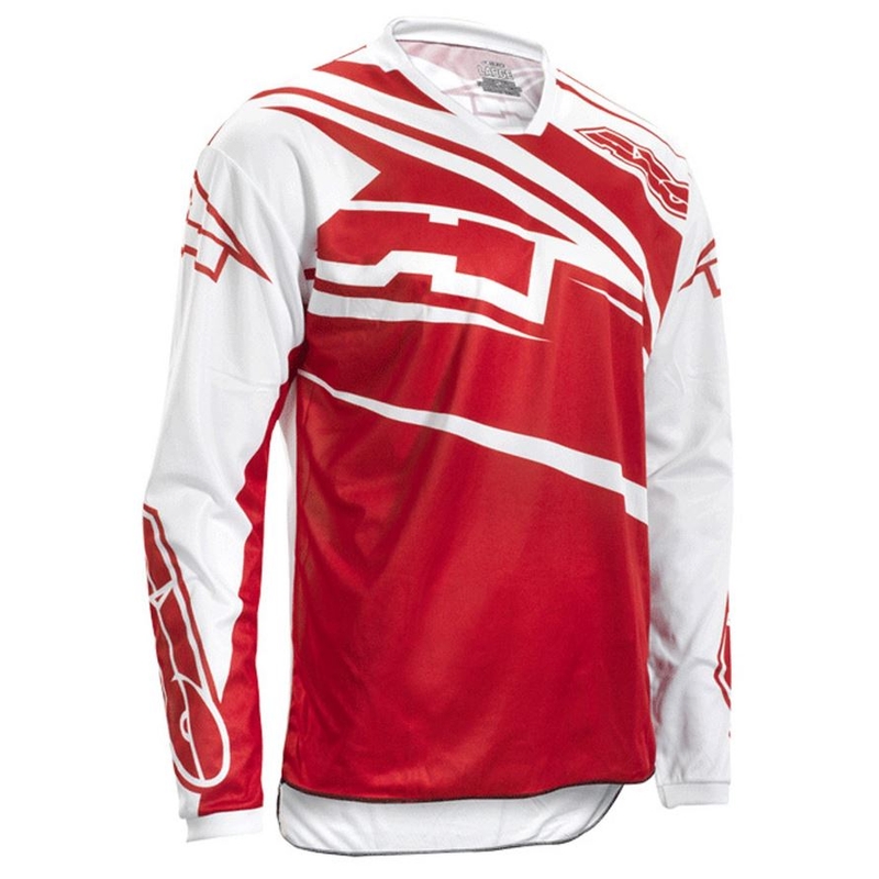 Motokrosový dres AXO SR Jersey červeno-biely výpredaj