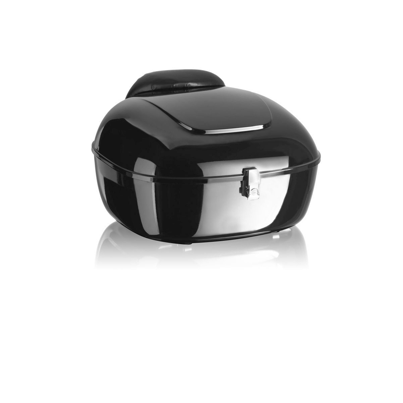Vrchný kufor na motorku CUSTOMACCES BE GOOD čierna