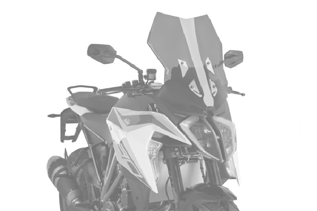 Plexi štít PUIG TOURING 3564N čierna