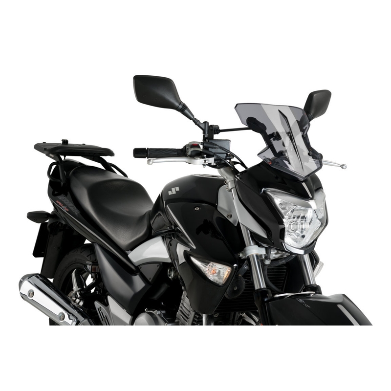 Plexi na motorku PUIG SHARK dymové pre SUZUKI GW 250 Inazuma  2013-2016