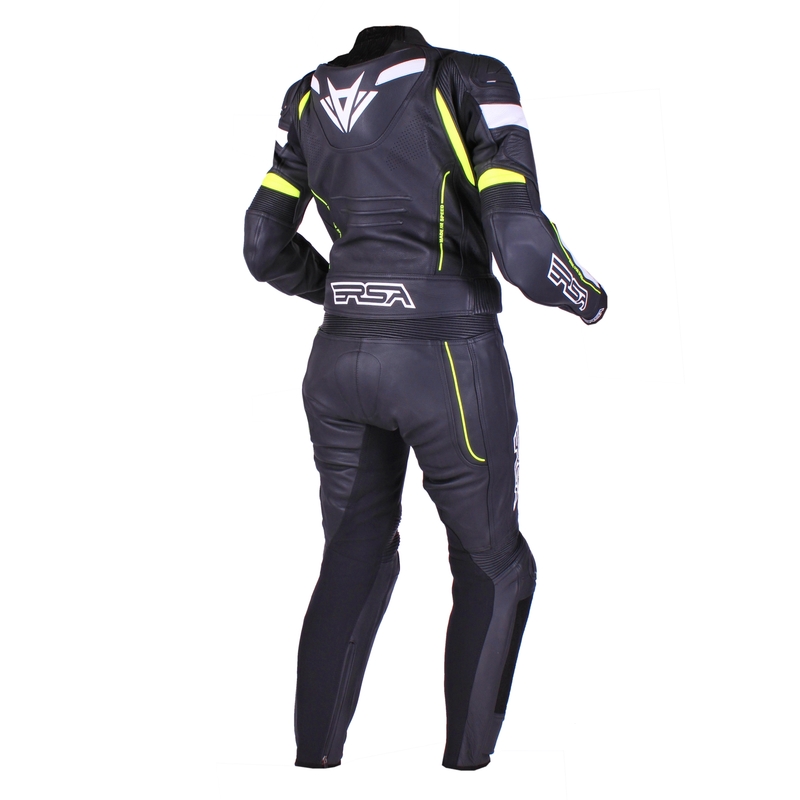 Dámska kombinéza RSA Speedway čierno-bielo-fluorescenčno-žltá výpredaj