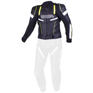 Pánska bunda RSA Speedway čierno-bielo-fluorescenčno-žltá výpredaj