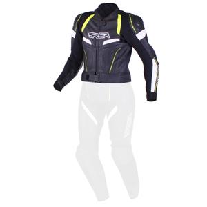 Dámska bunda RSA Speedway čierno-bielo-fluorescenčno-žltá výpredaj