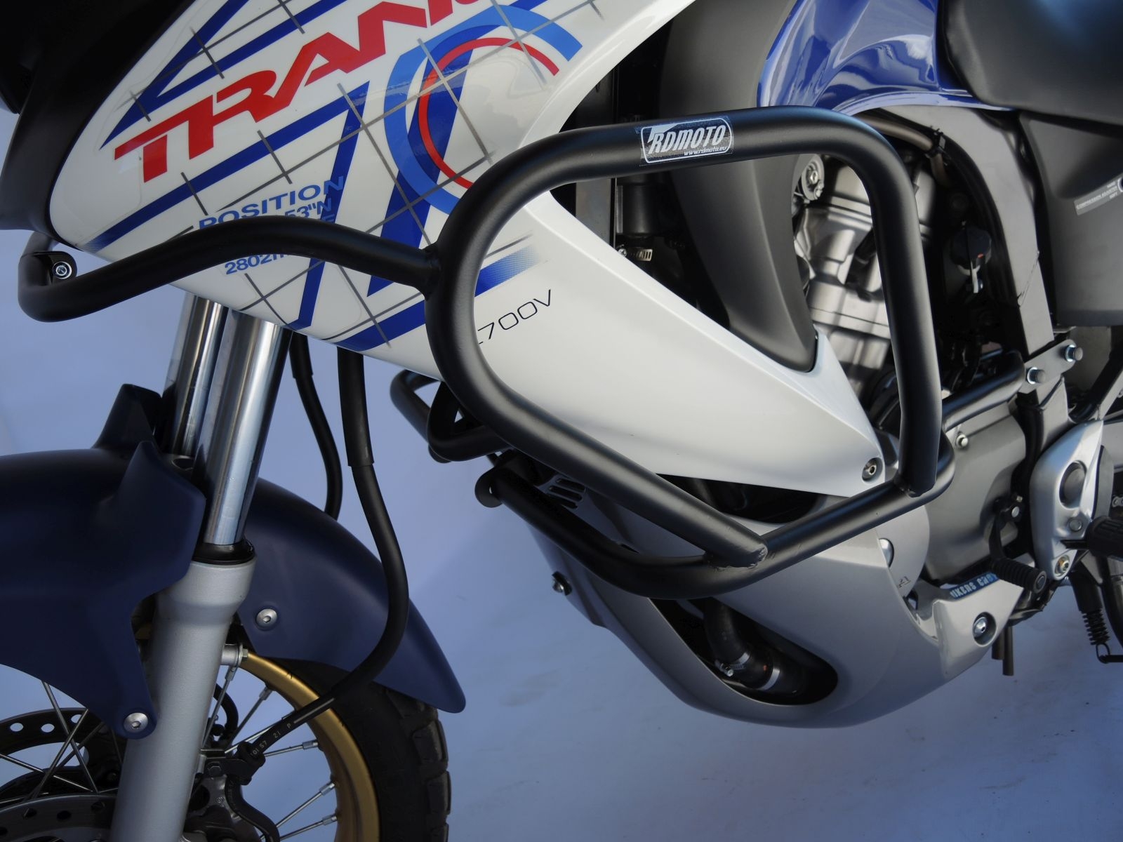 ochrana  motoru RDMOTO CF42KD matná čierna