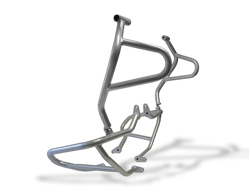 ochrana  motoru RDMOTO CF46S strieborná horný + spodný