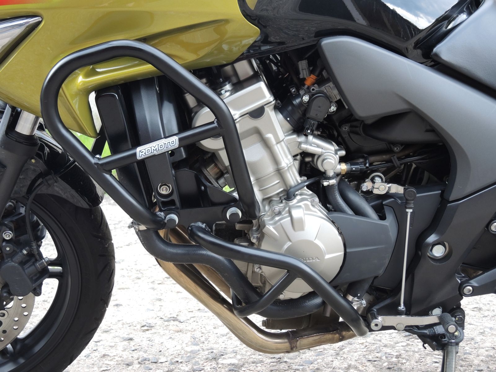 ochrana  motoru RDMOTO CF64KD matná čierna horný + spodný