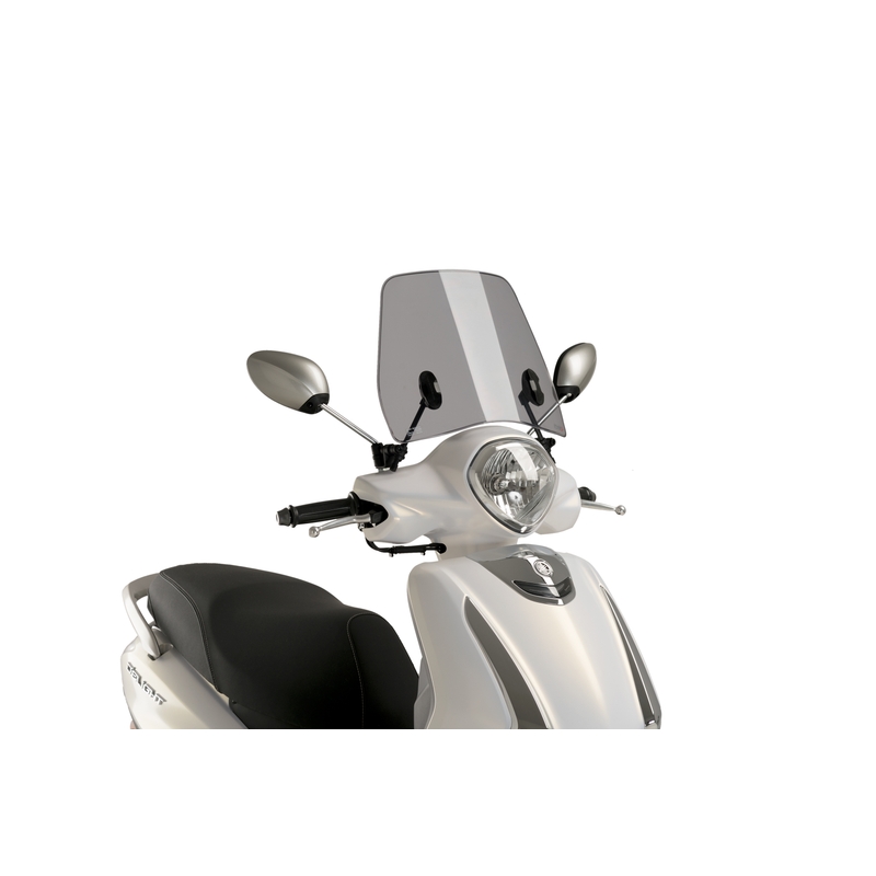 Plexi na motorku PUIG TRAFIC dymové pre YAMAHA D'elight 125 2021-2026
