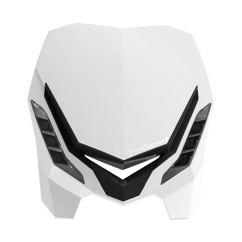 Svetlomety POLISPORT E-BLAZE biela/čierna