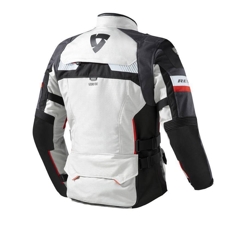 Bunda na motocykel Revit Defender Pro GTX šedo-červená výpredaj