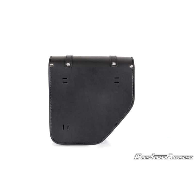 Kožená sedlová brašňa CUSTOMACCES IBIZA čierna Pár