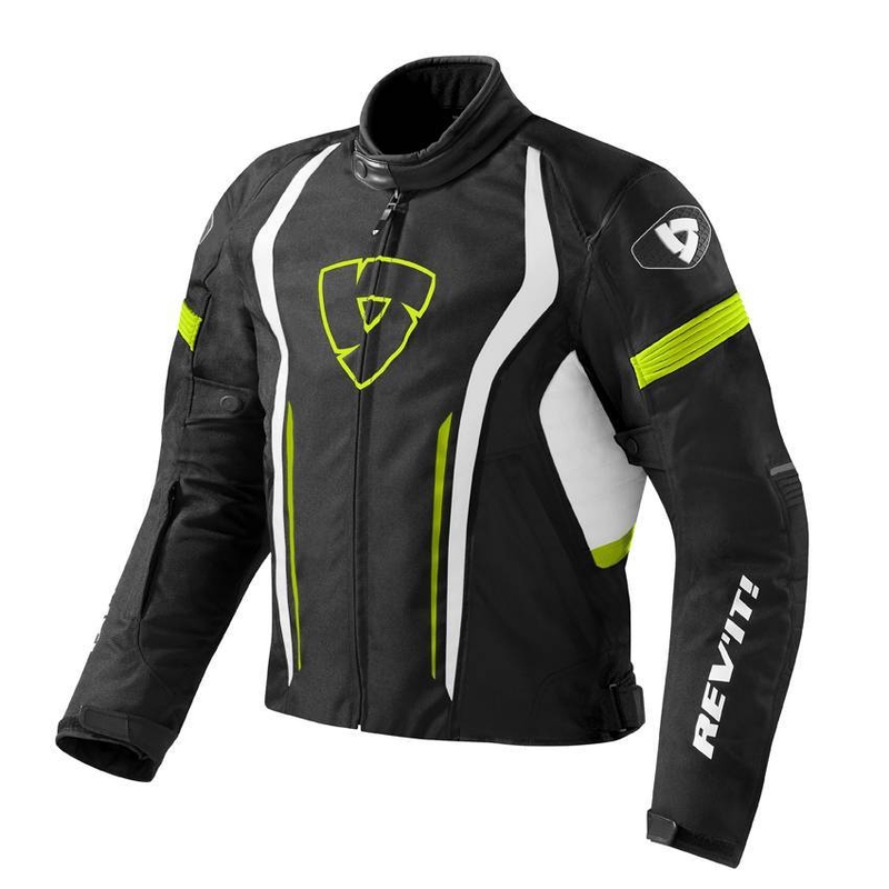 Bunda na motorku Revit Raceway čierno-fluo žltá