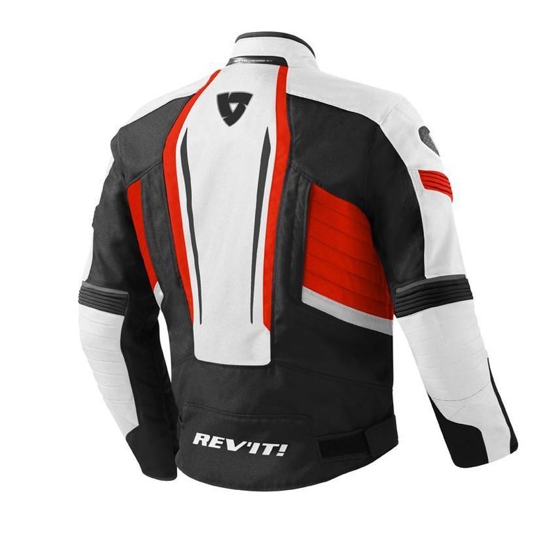 Bunda na motorku Revit Raceway bielo-červená vypredaj