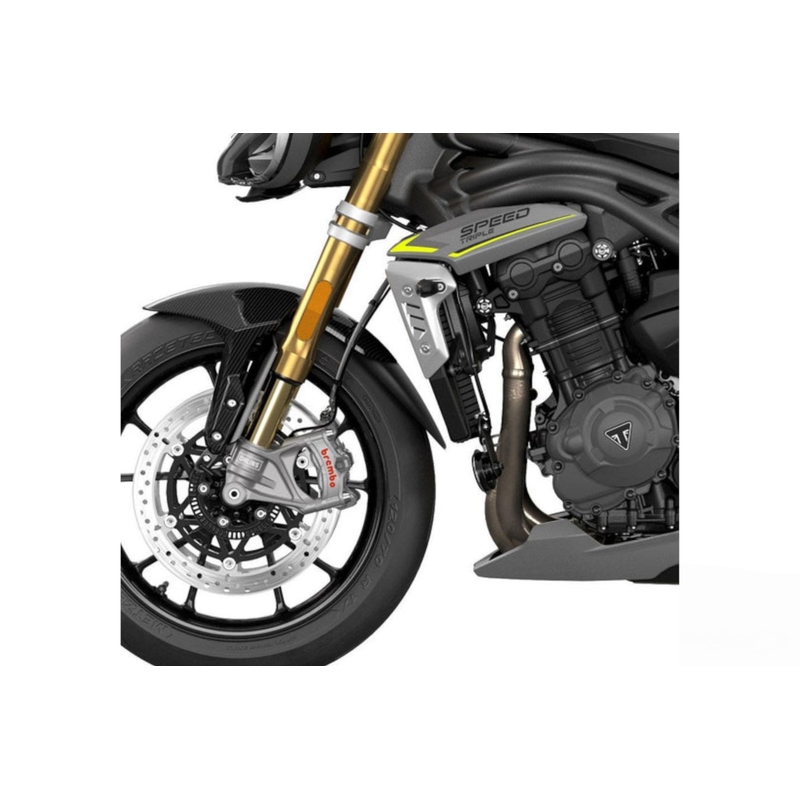 Nástavec predného blatníku PUIG čierna pre TRIUMPH Speed Triple 1050 2021, TRIUMPH Speed Triple 1200 RS 2021-2025