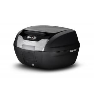 Topcase - s farebným krytom SHAD SH40 lesklá čierna