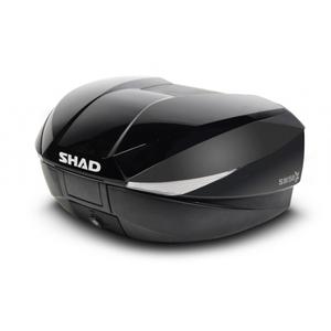 Topcase - s farebným krytom SHAD SH58X Metalická  čierna so zámkom PRÉMIUM