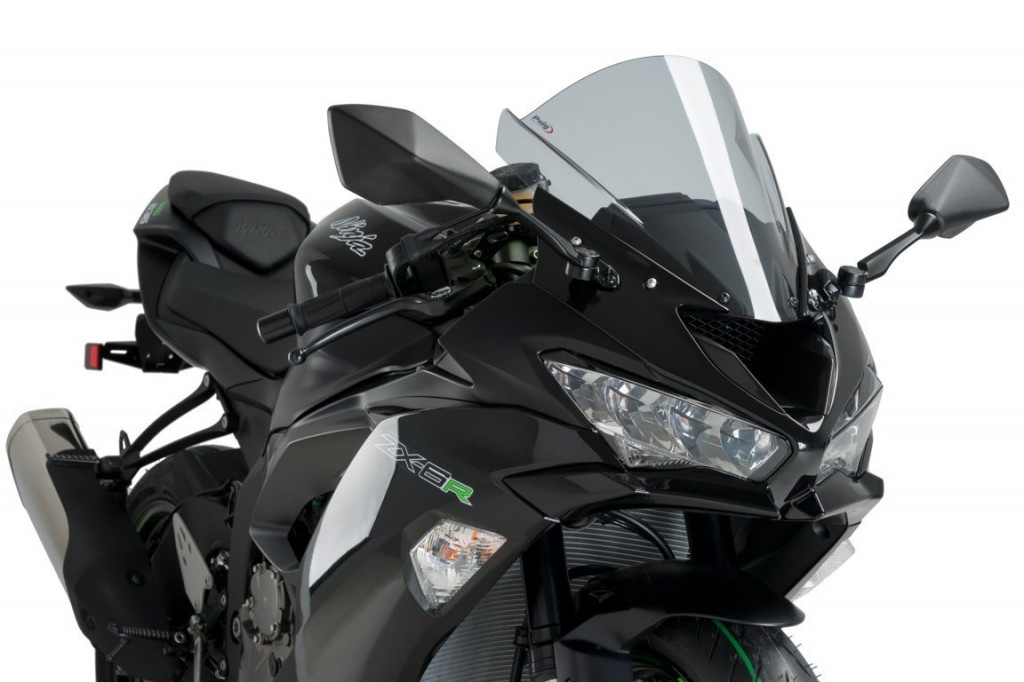 Plexi štít PUIG RACING 3177H dymové