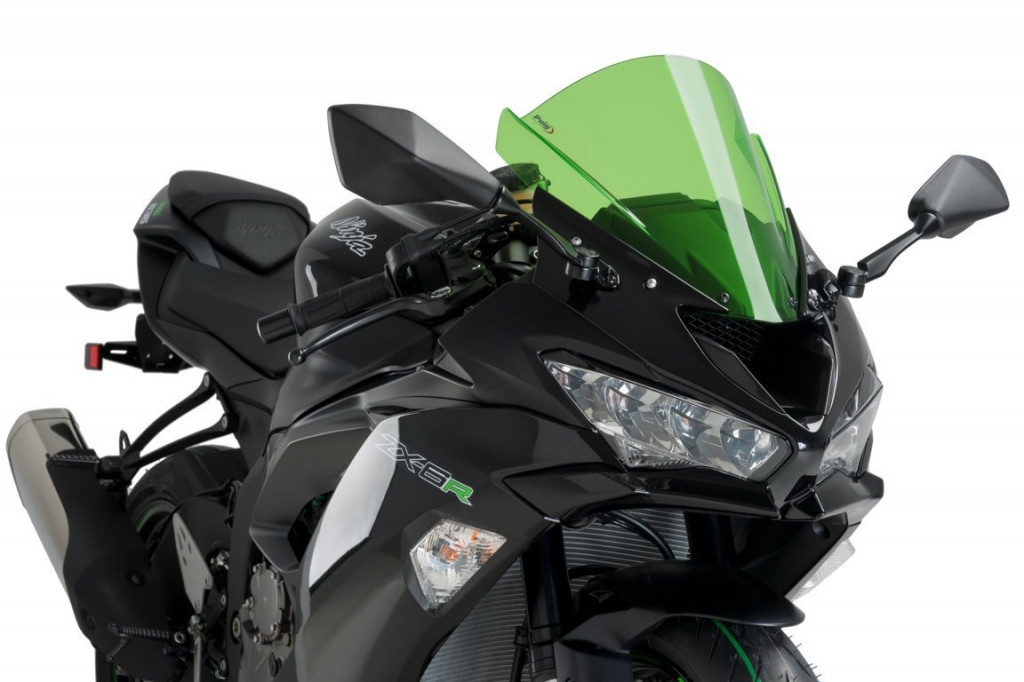 Plexi štít PUIG RACING 3177V zelená