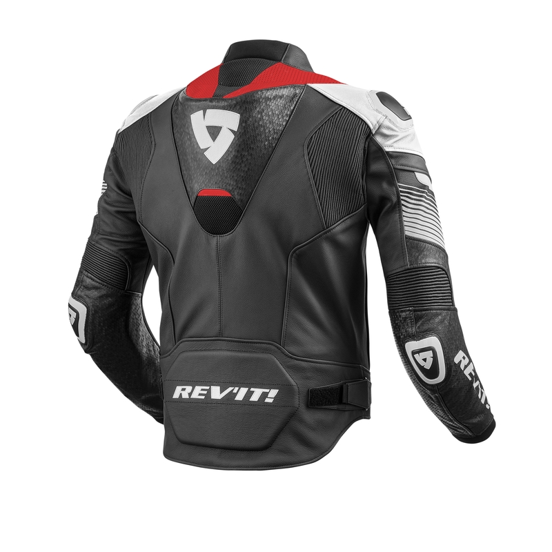 Bunda na motocykel Revit Spitfire bielo-červená výpredaj