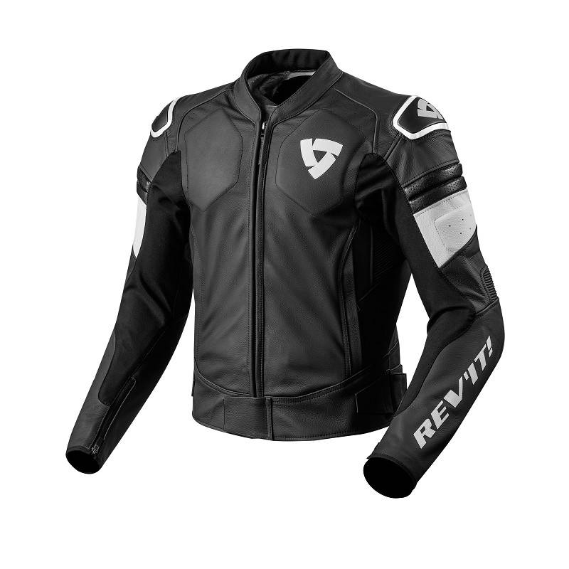 Bunda na motocykel Revit Akira čierno-biela