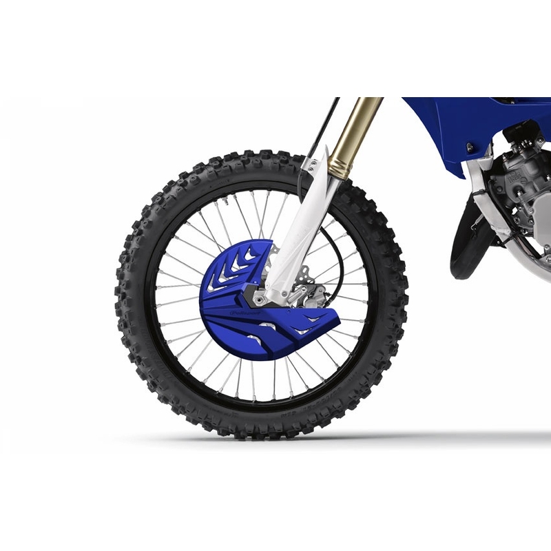 Kryt predného brzdového kotúča so spodným krytom vidlice POLISPORT PERFORMANCE čierno/čierna