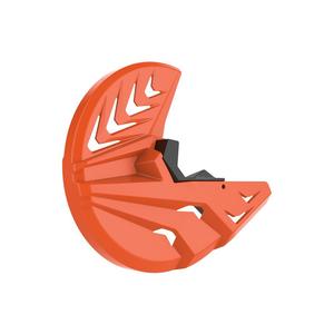 Kryt predného brzdového kotúča so spodným krytom vidlice POLISPORT PERFORMANCE 8151500003 oranžovo KTM / čierna