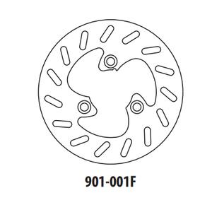 Brzdový kotúč GOLDFREN 901-001F predné 190 mm