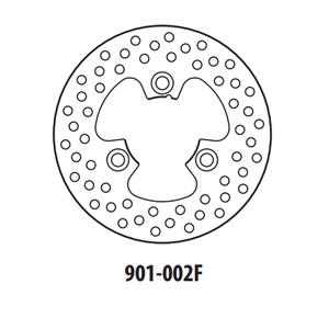 Brzdový kotúč GOLDFREN 901-002F predné 170 mm