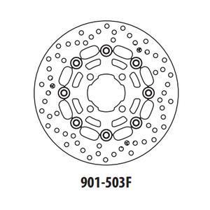 Brzdový kotúč GOLDFREN 901-503F predné 249 mm