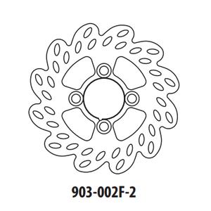 Brzdový kotúč GOLDFREN 903-002F-2 predné 180,5 mm