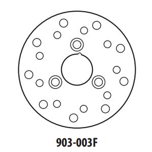 Brzdový kotúč GOLDFREN 903-003F predné 155 mm