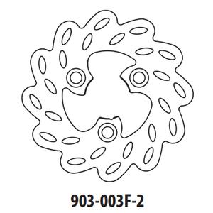 Brzdový kotúč GOLDFREN 903-003F-2 predné 155 mm