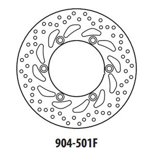 Brzdový kotúč GOLDFREN 904-501F predné 260 mm